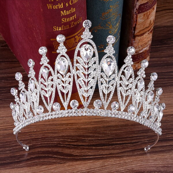 vdcdf - Crystal Big Tiara Rhinestone Queen Crown Large Tiara