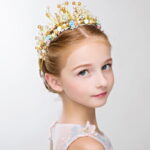 Girl Crowns - Bridal Girl Crowns Childrens Tiara Headpiece Princess Girls Tiara